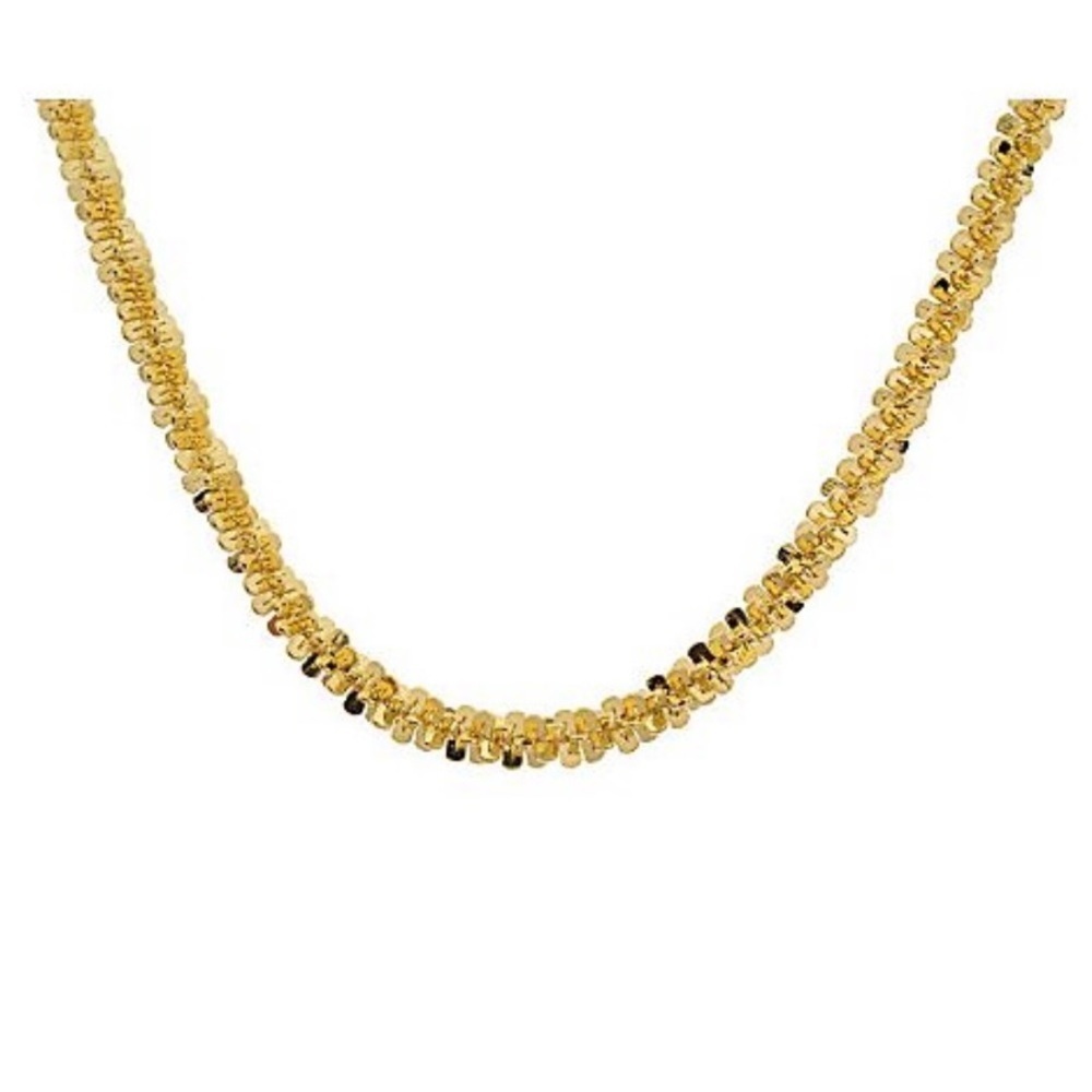 Veronese 18k bonded Sterling 24” margherita necklace